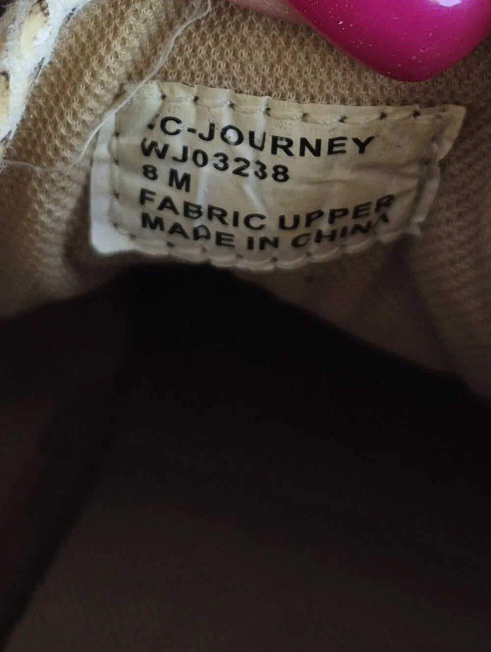 Juicy Couture Sneakers JC Journey Snakeskin Print High Top Wedge Size 8